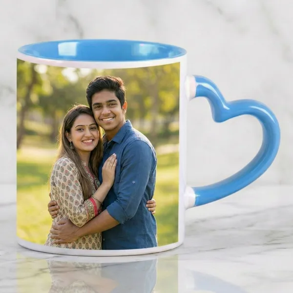 Light_Blue_Ceramic_Customized_Heart_Handle_Photo_Mug