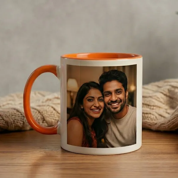 Orange_Ceramic_Customized_Photo_Printed_Handle_Mug