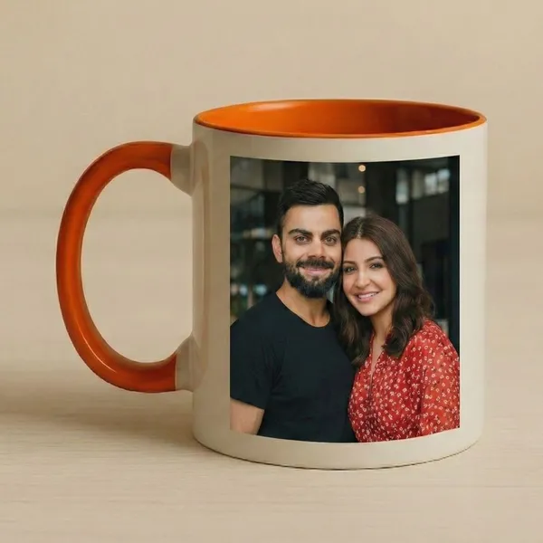 Orange_Ceramic_Customized_Photo_Printed_Handle_Mug