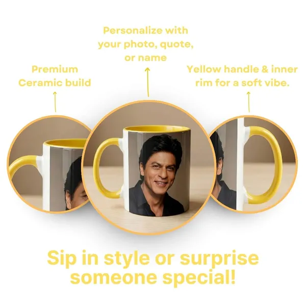 Yellow_Ceramic_Customized_Photo_Printed_Handle_Mug