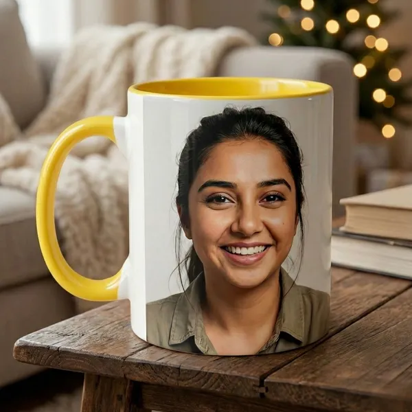 Yellow_Ceramic_Customized_Photo_Printed_Handle_Mug