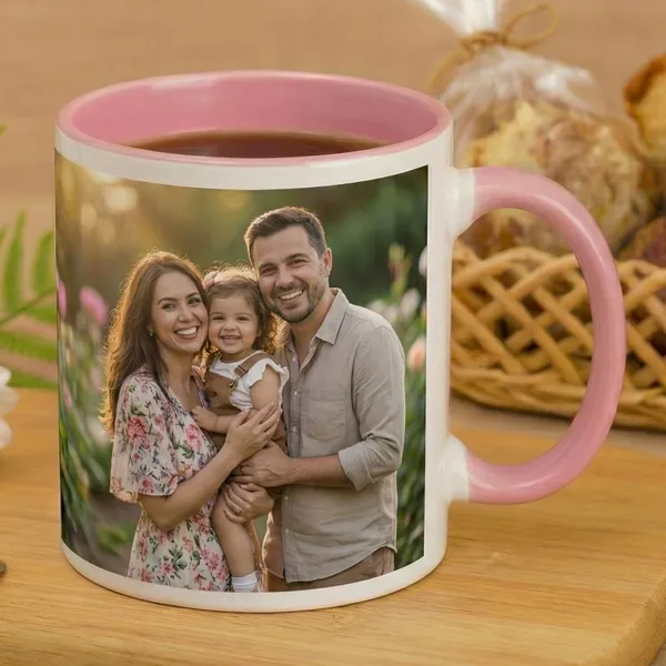 Light_Pink_Ceramic_Customized_Handle_Photo_Mug