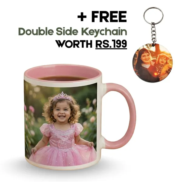 Light_Pink_Ceramic_Customized_Handle_Photo_Mug
