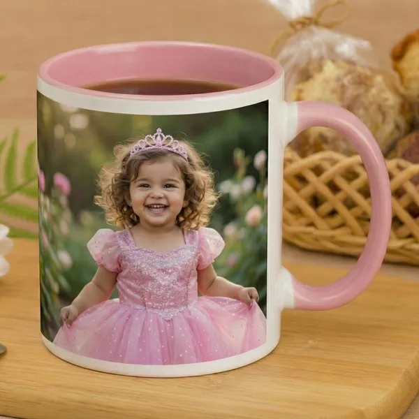 Light_Pink_Ceramic_Customized_Handle_Photo_Mug