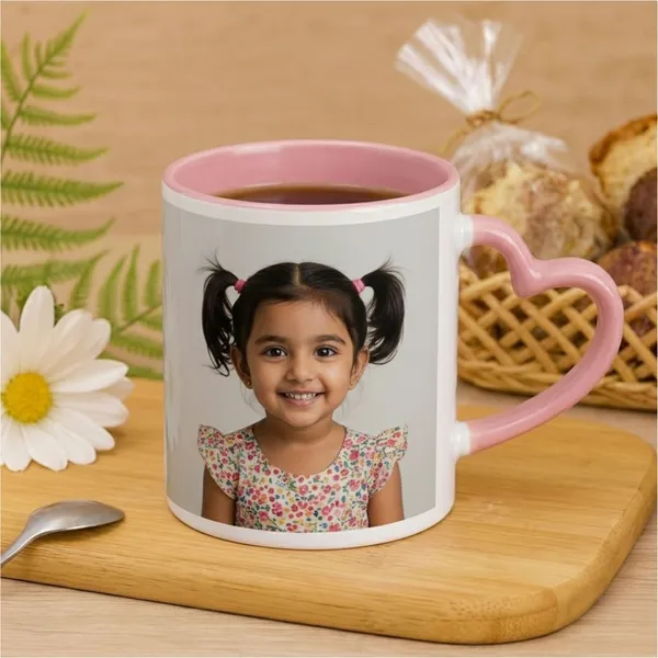 Light_Pink_Ceramic_Customized_Heart_Handle_Photo_Mug