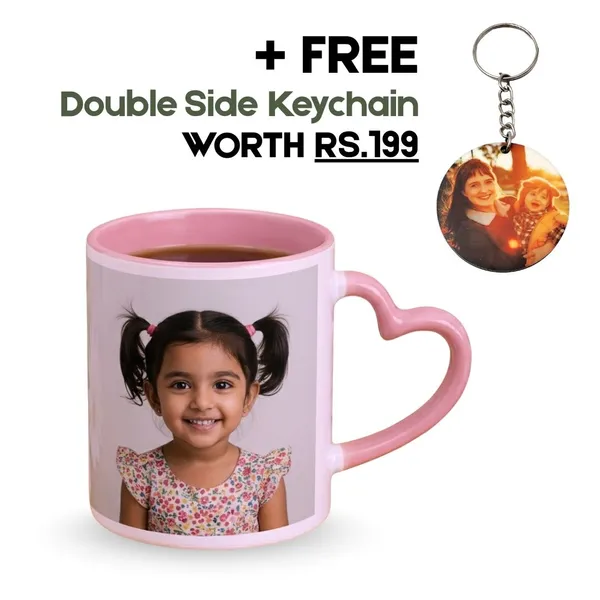 Light_Pink_Ceramic_Customized_Heart_Handle_Photo_Mug