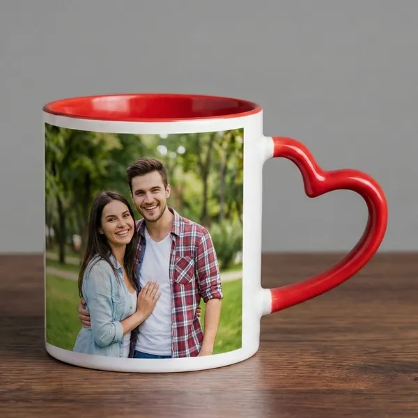 Red_Ceramic_Customized_Heart_Handle_Photo_Mug