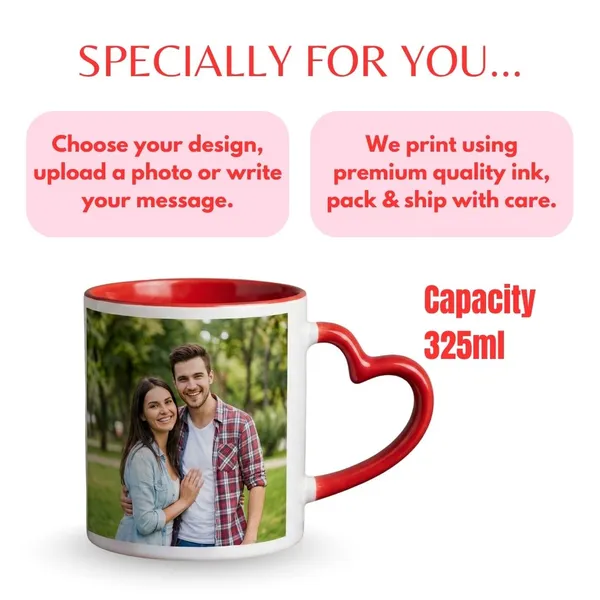 Red_Ceramic_Customized_Heart_Handle_Photo_Mug
