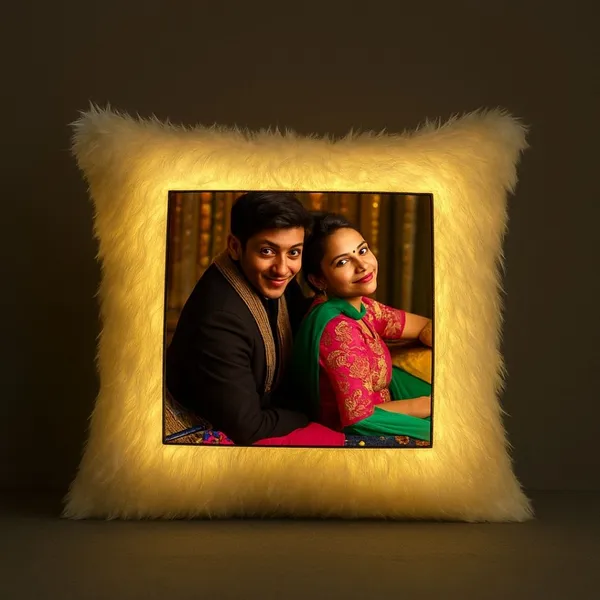 White_Furr_Customized_Square_Led_Photo_Pillow