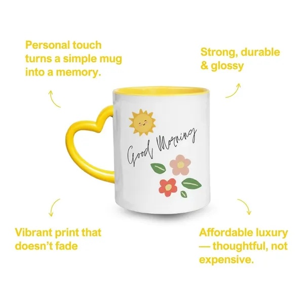 Yellow_Ceramic_Customized_Heart_Handle_Photo_Mug