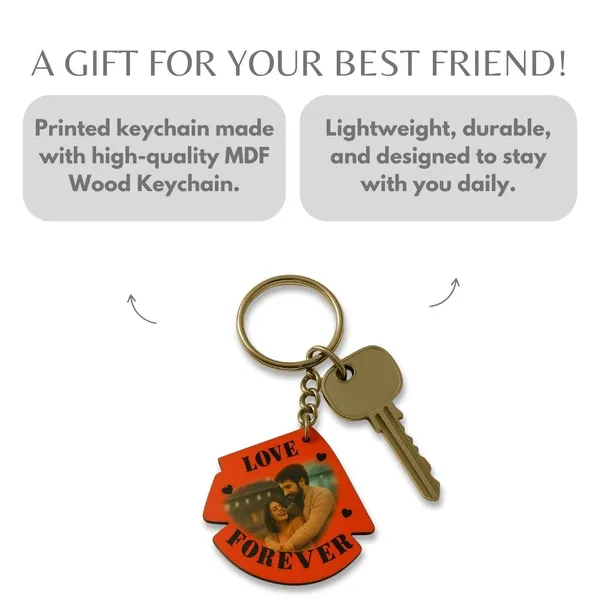 Multicolor_Mdf_Wooden_Customized_Love_Forever_Quote_Photo_Keychain