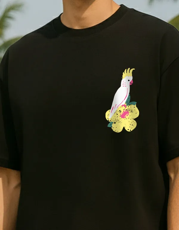 Paradise_Island_Oversized_Tee_–_Black_|_Unisex