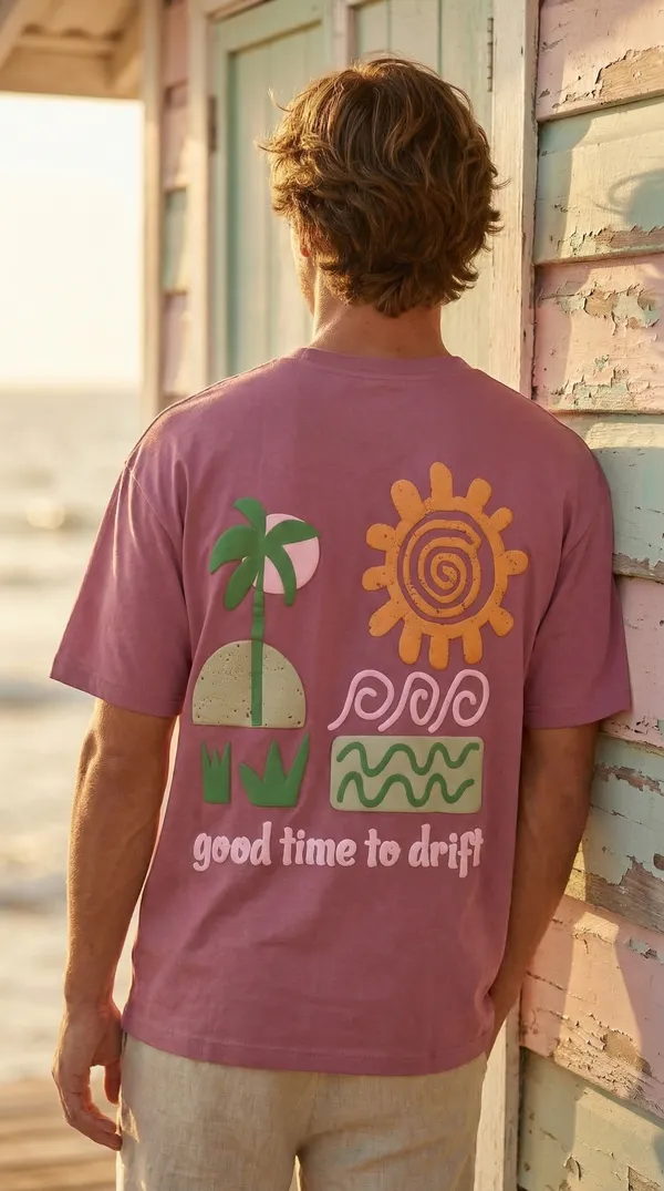 Good_Time_To_Drift_Oversized_Tee_–_Rosewood_|_Unisex