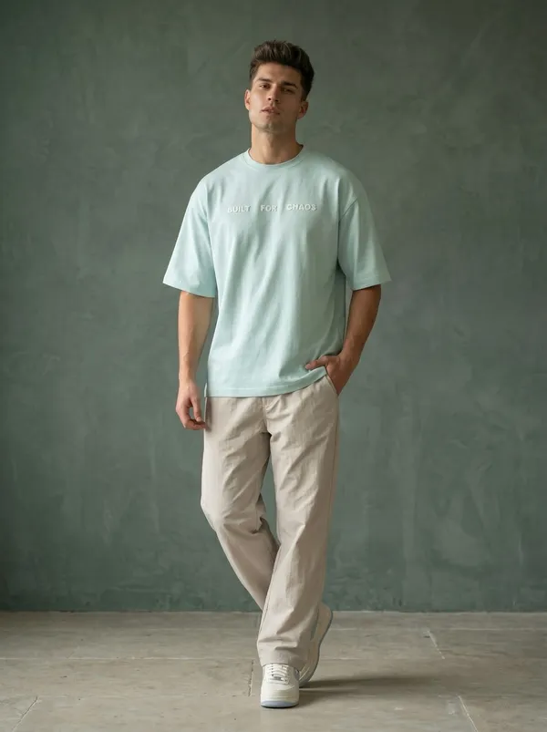 Built_For_Chaos_Oversized_Tee_–_Aqua_Blue_|_Unisex