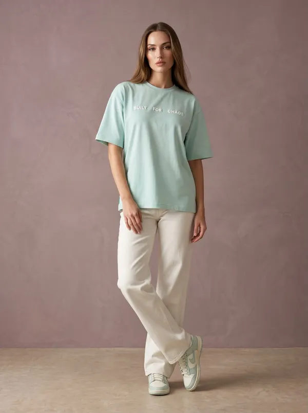 Built_For_Chaos_Oversized_Tee_–_Aqua_Blue_|_Unisex