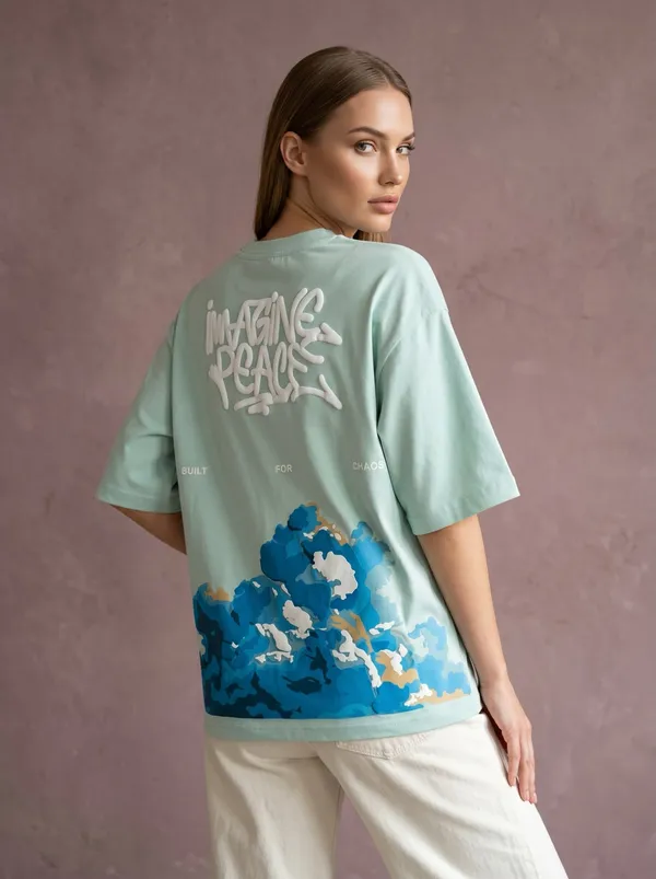 Built_For_Chaos_Oversized_Tee_–_Aqua_Blue_|_Unisex