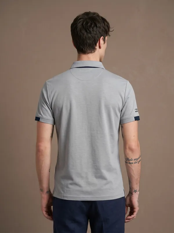 Dolphin_Grey__Luxe_Polo_T-Shirt_For_Men