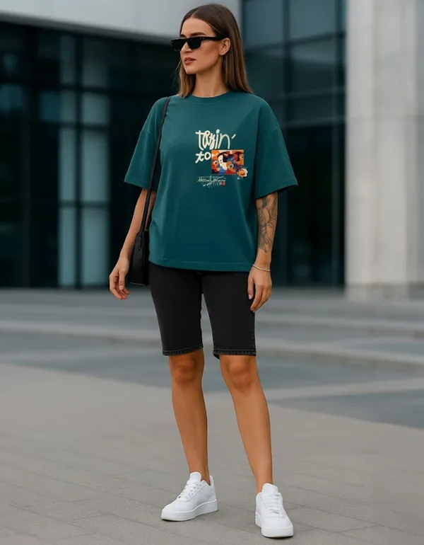 Strada_Soul_Premium_Cotton_Oversized_Tee_–_Emerald_Green_|_Unisex