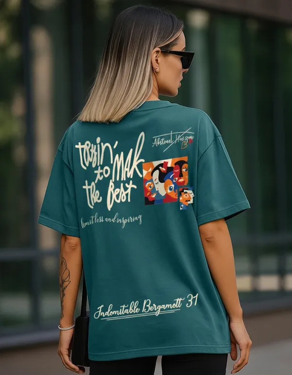 Strada_Soul_Premium_Cotton_Oversized_Tee_–_Emerald_Green_|_Unisex