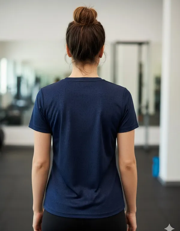 Navy_Blue_100%_Polyester_Aero_Dry_Born_To_Make_History_Activewear_T-Shirt_For_Unisex