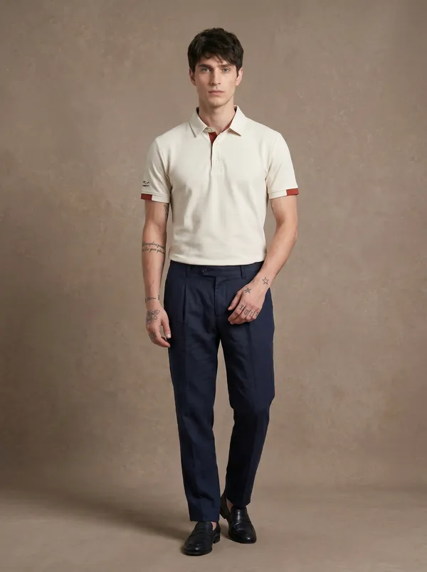 Ivory_Luxe_Polo_T-Shirt_For_Men