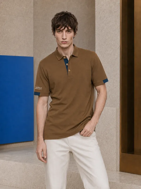 Kyoto_Brown_Premium_Milan_Polo_|_270_GSM_Cotton_Rich_Fabric_|_Classic_Fit