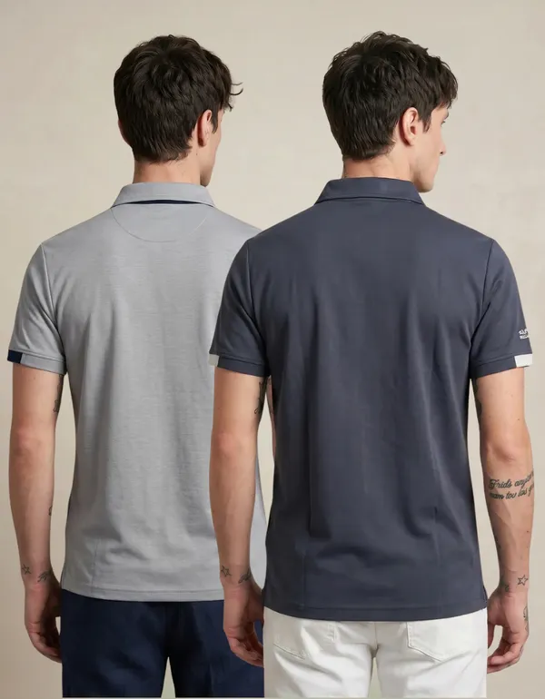Luxe_Polo_T-Shirt_–_Dolphin_Grey_&_Charcoal_Grey_-_Pack_of_2