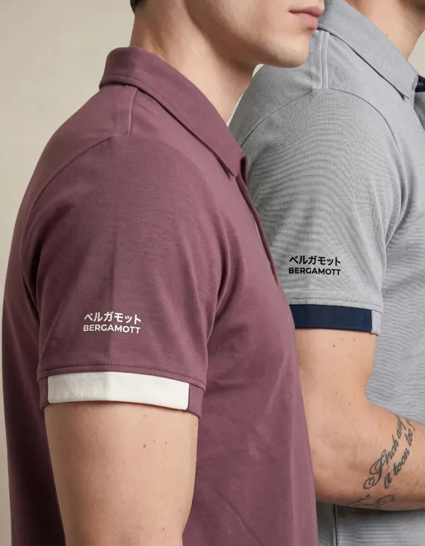Luxe_Polo_T-Shirt_–_Dolphin_Grey_&_Merlot_Wine_-_Pack_of_2