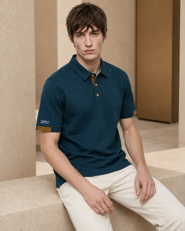 Mykonos_Teal_Blue_Premium_Milan_Polo_|_270_GSM_Cotton_Rich_Fabric_|_Classic_Fit