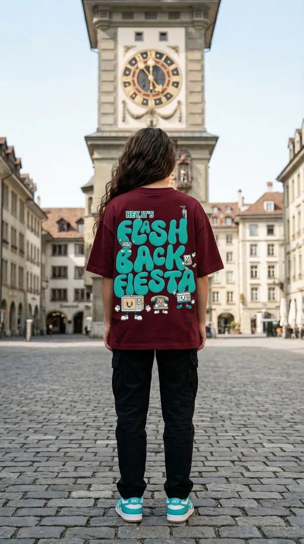 Flashback_Oversized_Tee_–_Wine_|_Unisex