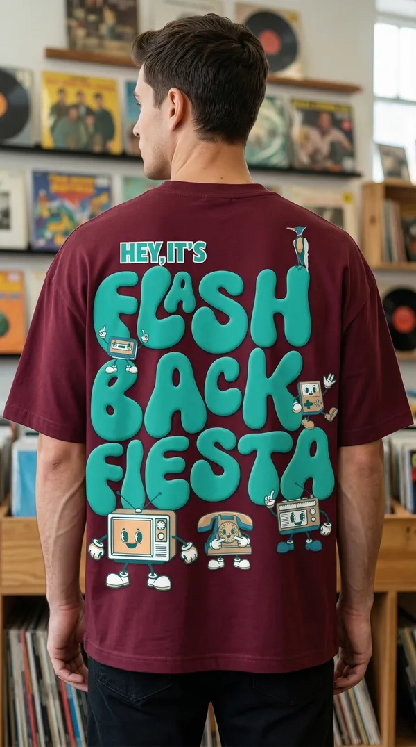 Flashback_Oversized_Tee_–_Wine_|_Unisex