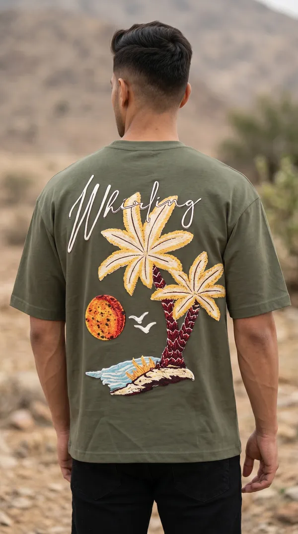 Into_The_Nature_Oversized_Tee_–_Olive_Green_|_Unisex