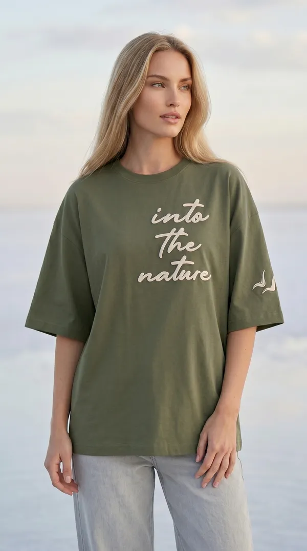 Into_The_Nature_Oversized_Tee_–_Olive_Green_|_Unisex