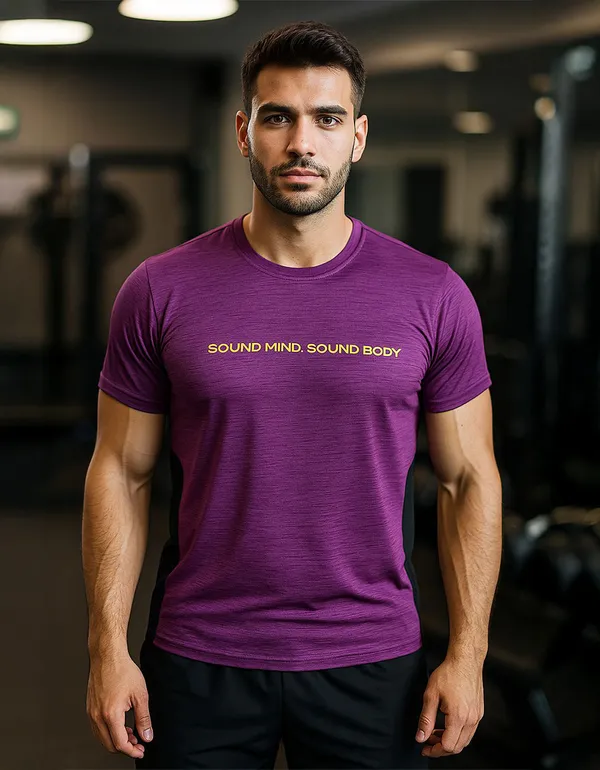 Raspberry_100%_Polyester_Aero_Dry_Sound_Mind_Sound_Body_Activewear_T-Shirt_For_Unisex