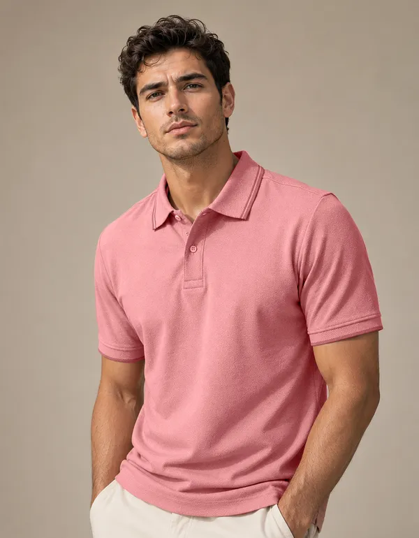 Peach_Club_Polos_T-Shirt_For_Men