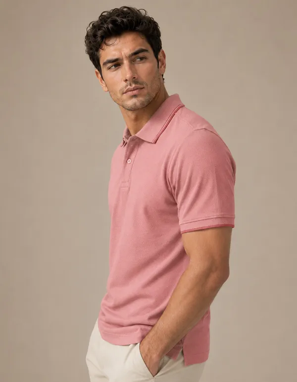 Peach_Club_Polos_T-Shirt_For_Men