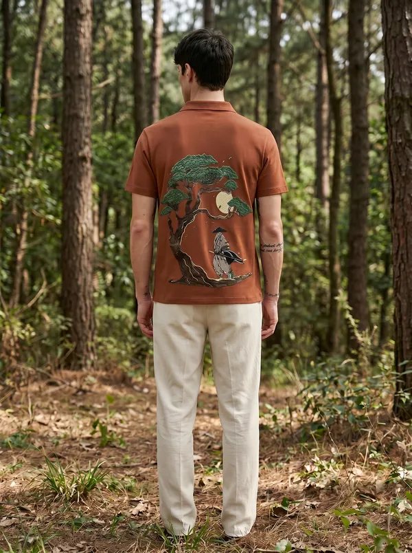 Samurai_Forest_Rave_Polo_–_Tan_Brown_|_Unisex