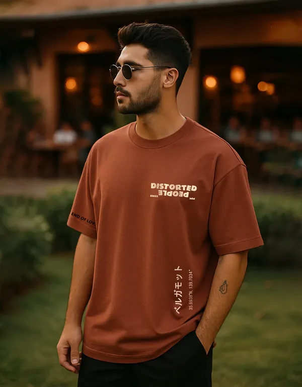 The_Ebony_&_Ivory_Oversized_Tee_–_Tan_Brown_|_Unisex