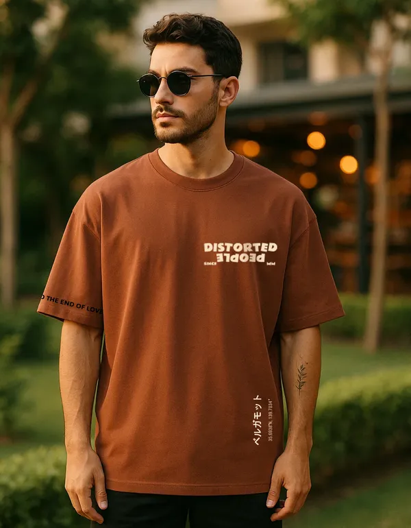 The_Ebony_&_Ivory_Oversized_Tee_–_Tan_Brown_|_Unisex