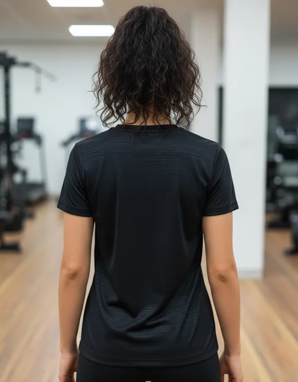 Black_100%_Polyester_Aero_Dry_Hard_To_Beat_Activewear_T-Shirt_For_Unisex