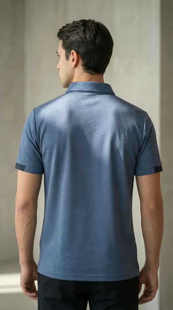 Steel_Blue_Luxe_Polo_Neck_T-Shirt_For_Men