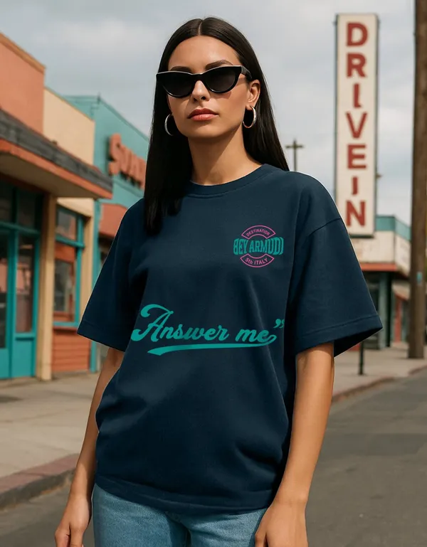 Earthbound_Oversized_Tee_–_Teal_Blue_|_Unisex