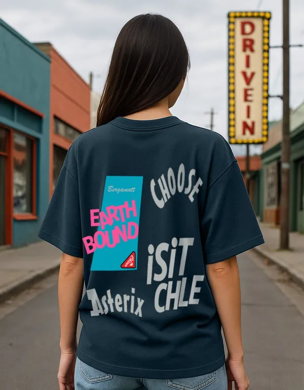Earthbound_Oversized_Tee_–_Teal_Blue_|_Unisex