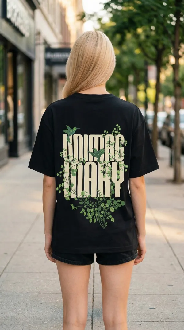 Hummingbird_Premium_Cotton_Oversized_Tee_–_Black_|_Unisex