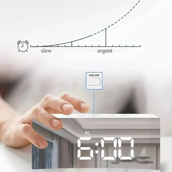 Silver_Plastic_Alaram_Clock_For_Home_Improvement