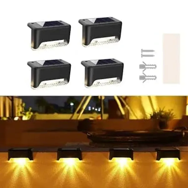 Yellow_Plastic_Solar_Light_For_Home_Improvement_(_Pack_Of_4)