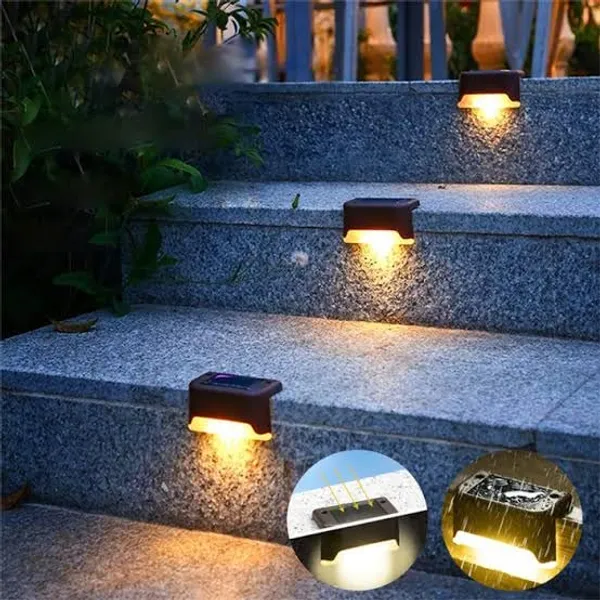 Yellow_Plastic_Solar_Light_For_Home_Improvement_(_Pack_Of_4)