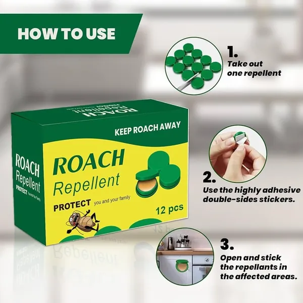 Green_Fragnance_Free_Roach_Repellent_For_Home_Improvement_(_Pack_Of_12)