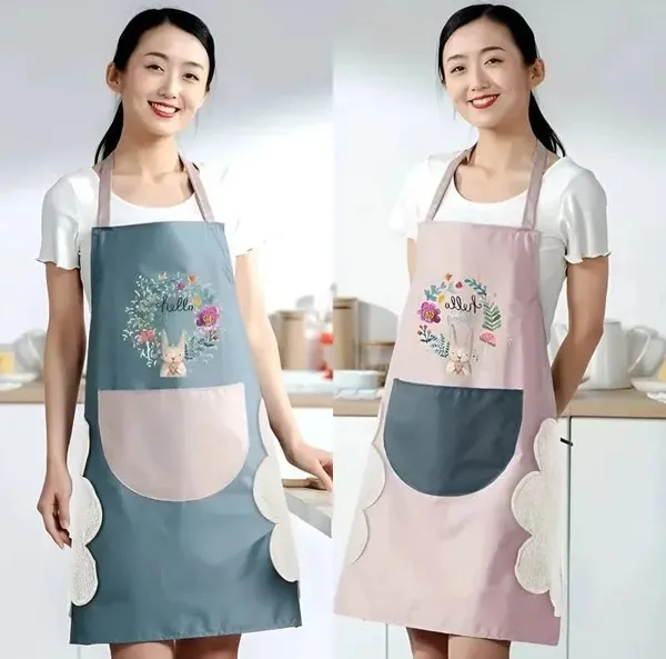 Multicolour_Polyvinyl_Chloride_Kitchen_Apron_For_Unisex