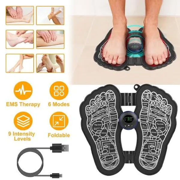 Black_Plastic_Ems_Foot_Massager_For_Home_Improvement